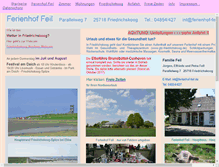 Tablet Screenshot of ferienhof-feil.de